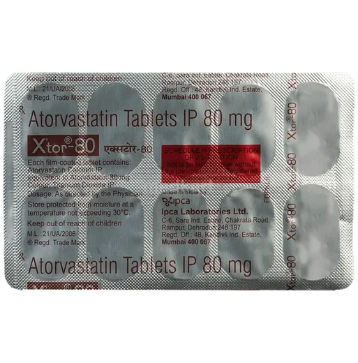 x tor 80mg tablet 10's